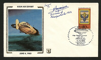 #ad Jean Macaigne d.1995 signed autograph Postal cover French Aviation Pioneer PC216 $50.00
