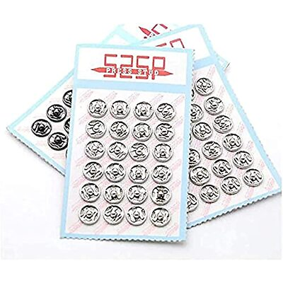 #ad 288sets lot Sew on PressSnap Buttons Metal Snap Fastener Buttons Press Button $10.86