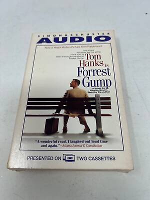 #ad Forrest Gump By Winston Groom Read By Author Cassette Tape Audiobook P O TESTED $9.99