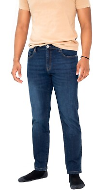 #ad Alamo Stretch Slim Fit Jeans for Men Classic Denim Men#x27;s Jeans with 5 Pockets $23.49