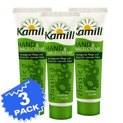 #ad Classic Hand and Nail Cream by Kamill 30 ML Travel Size 3 Pack $24.20