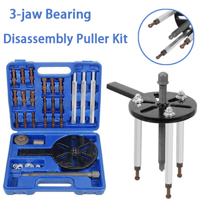 #ad Three jaw Bearing Disassembly Puller Kit Inner Hole Puller Removal Tool Set $36.99