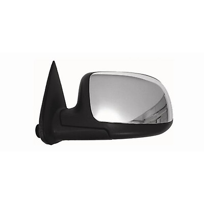 #ad GM1320173 New Left Door Mirror Power with Heated Glass Textured Black withChro $49.00