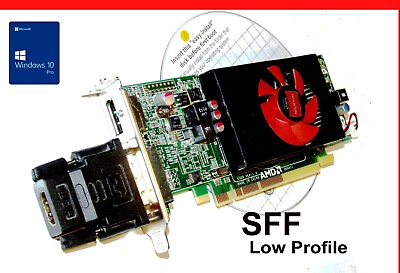 #ad HDMI DVI DP ✔️ SFF ✔️ PCI E x16 1GB Video Card ✔️Lenovo✔️ MODELS: See Below $17.50