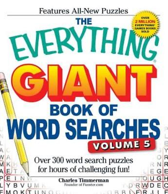 #ad The Everything Giant Book Of Word Searches Volume 5: Over 300 Word Search ... $14.87
