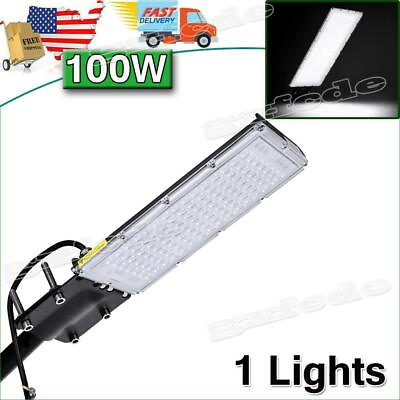 #ad 100W Commercial LED Street Light Ouoor Garden Yard Road Security Lamp 110V US $19.99