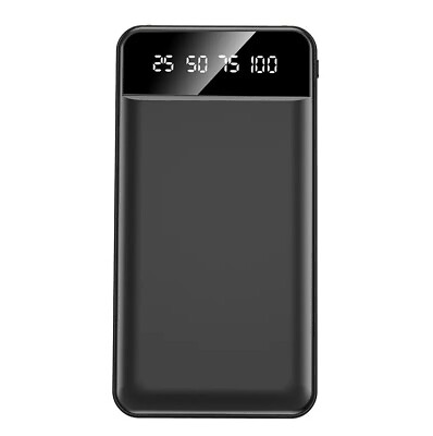 Ultra Thin 20000mAh Portable External Battery Charger Power Bank Black Color. $12.99