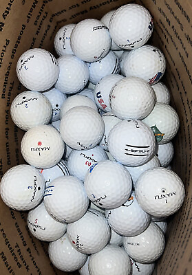#ad 120 Assorted Max Fli Near Mint AAAA Used Golf Balls Free Shipping $78.00