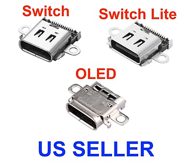 #ad OEM Charger Socket Charging Port Dock Console For Nintendo Switch NS Lite OLED $2.49