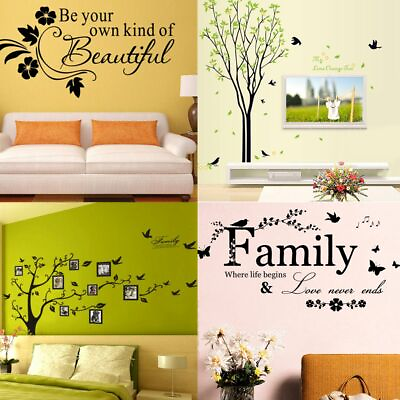 #ad Vinyl Home Room Decor Art Quote Wall Decal Stickers Bedroom Removable Mural DIY $5.19