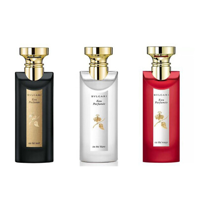#ad Women Men BVLGARI Red Black White Tea Perfume Au The Rouge 2.5Oz Perfume 75ML $30.99