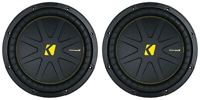 #ad 2 Kicker 50CWCS124 CompC 12quot; Subwoofers SVC 4 ohm Car Audio Subs CWCS124 $218.00