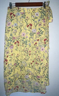 #ad #ad Elevate your wardrobe wiith stunning Ann Loft Wrap Waist botanical Skirt $10.00