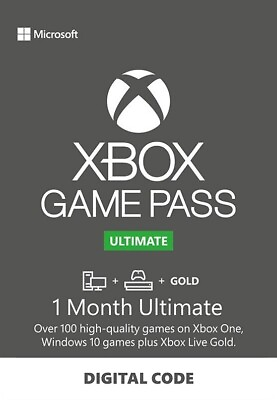 #ad Xbox Ultimate Game Pass 1 Month Code INSTANT DELIVERY $8.89
