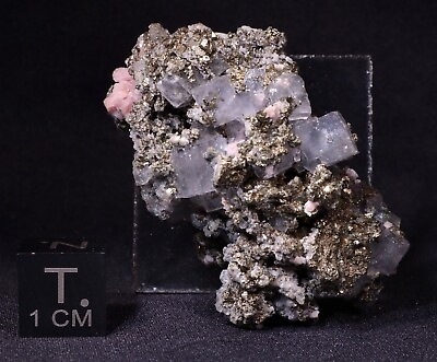 #ad Stunning Fluorite Pyrite amp; Rhodochrosite Specimen from Sunnyside Mine Colorado $99.99