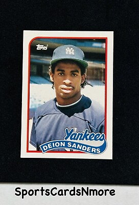 #ad Deion Sanders Topps Traded #110 Baseball Rookie RC Card * MINT * $5.98