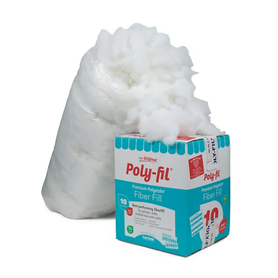#ad #ad POLYESTER FIBER STUFFING Pillow Filling Washable Polyfill Crafts 10 lb White New $31.23