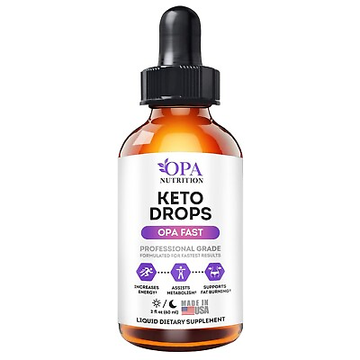 #ad OPA Fast Keto Diet Drops with Green Tea African Mango and Raspberry Ketones $29.99