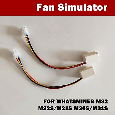 #ad 2PCS For Bitcoin Miner Mining Whatsminer M32 M32S M21S M30S M31S Fan Simulator $13.44