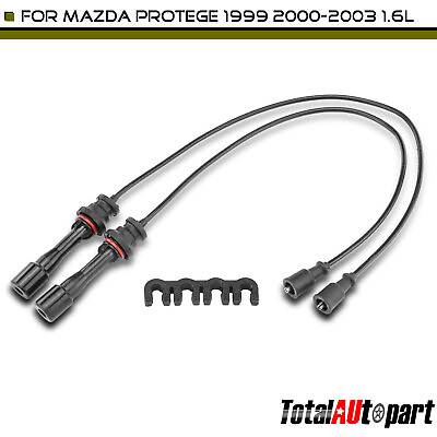 #ad 2x Spark Plug Wire Set w o boots for Mazda Protege 1999 2000 2003 L4 1.6L 5mm $20.99