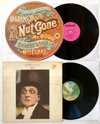 #ad SMALL FACES Ogdens#x27; Nut Gone Flake 1968 amp; FACES Ooh La La 1973 Orig Vinyl $59.99