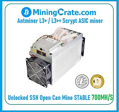 #ad #ad ANTMINER L3 650MH S Tuned DOGE amp; LTC MINER Litecoin Dogecoin L3 USA Seller $349.99