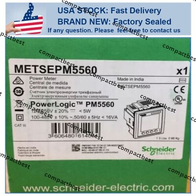#ad #ad SCHNEIDER ELECTRIC PowerLogic Power Meter METSEPM5560 $769.00