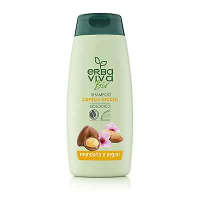 #ad Erba Viva Shampoo for Dry Hair with Almond and Argan Bio 250ml. Bio Shampoo $7.99