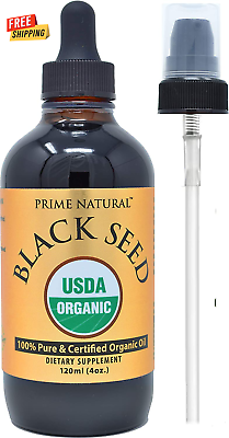 #ad 4oz Organic Black Seed Oil Turkish Origin Cold Pressed High Thymoquinone Om $29.77