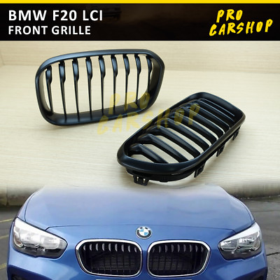 #ad For BMW F20 F21 LCI 1 Series 118i 120i M135i 2015 Matte Black Front Grille $69.09