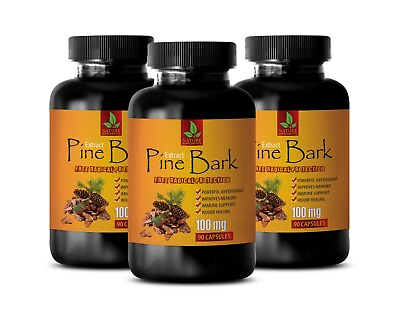#ad blood pressure equipment PINE BARK EXTRACT the anti inflammation 3 BOTTLE $48.69