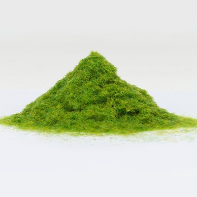#ad Grass Powder Nylon Yellow 3 Mm 500 30g bag Artificial Grass Diorama Green $9.27
