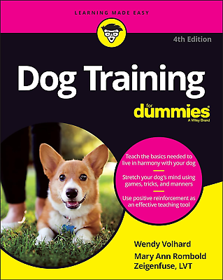 #ad Dog Training for Dummies 4Th Edition Paperback NEW $30.99