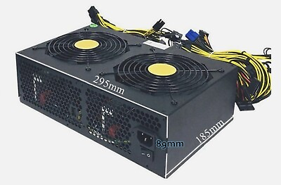 #ad For 12 GPU Cards Rig Miner 3450W Computer Mining Power Supply ATX US $100.00