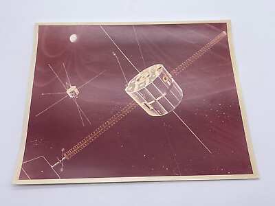 #ad NASA ORIGINAL CONCEPT PHOTO DE 1 DYNAMICS EXPLORER SATELLITE KODAK PAPER 10”X8 $65.00