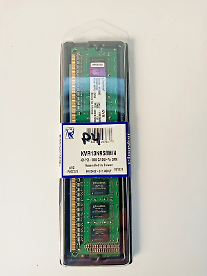 #ad Kingston PC3 10600 4 GB DIMM 1333 MHz DDR3 SDRAM Memory KVR13N9S8H 4 $24.99