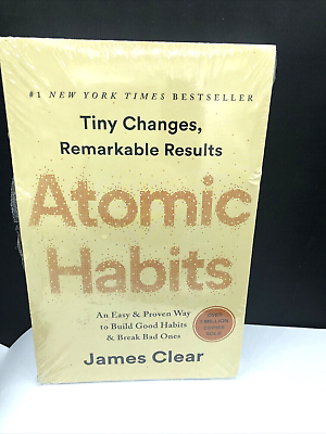 #ad ATOMIC HABITS PAPERBACK JAMES CLEAR Free shipping $9.99