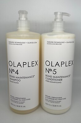#ad Olaplex No 4 and No.5 Shampoo and Conditioner Set Duo 33.8oz 100% Authentic $119.99