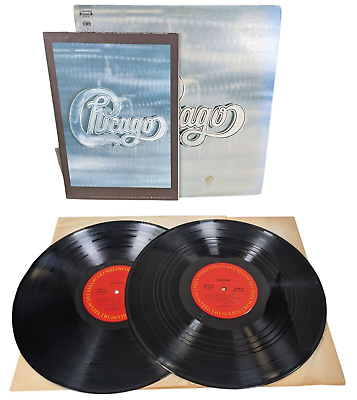 #ad Chicago II Two Vinyl 2x LP Record Album Gatefold Poster 1970 Columbia KGP24 $19.90