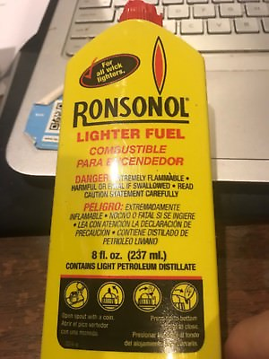 #ad Ronsonol Best Lighter Fuel 8 OZ Bottle works with All Wick Type Lighters $7.69