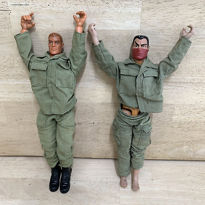 #ad 1992 Hasbro #1306515 amp; 1999 Lanard Toys 12” Action Figures Military LOT OF 2 $30.00