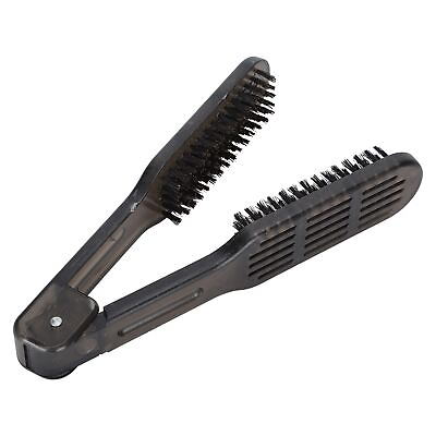 #ad Hair Straightening Brush Double Sided Straightening Brush Hair Straightener B... $22.87