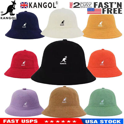 #ad #ad Hip Hop Classic Kangol Bermuda Casual Bucket Hat CapSports Winter Warm Women Men $7.99