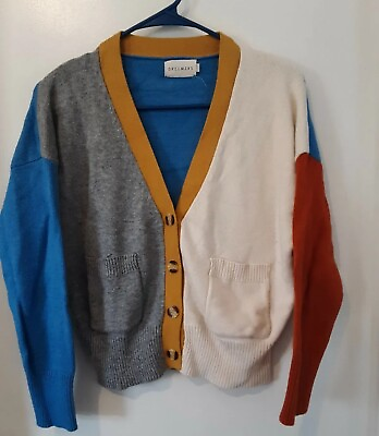 #ad Dreamers Colorful Cardigan Size Medium $25.20