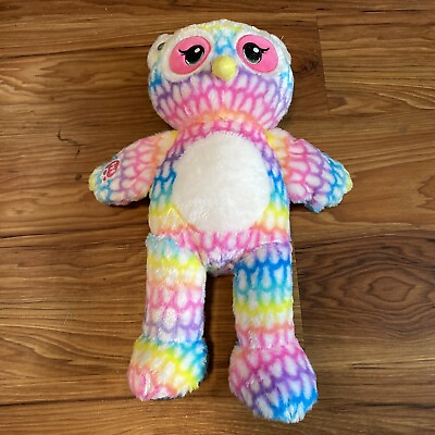 #ad Build A Bear Rainbow Friends Owl 16quot; Plush Stuffed Animal Bird Colorful BABW $27.81