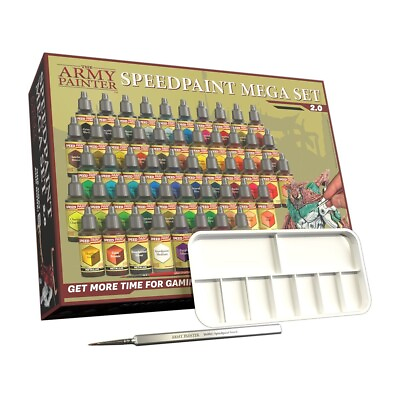 #ad The Army Painter Speedpaint 2.0 Mega Set Acrylic Paint Set Miniature Painting $152.00