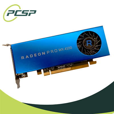 #ad Dell AMD Radeon Pro WX 4100 4GB GDDR5 4x Mini DisplayPort Low Profile GPU HFXTY $64.99