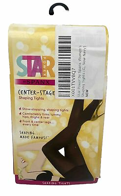 #ad Star Power By Spanx Center Stage Shaping Tights Size G Navy High Waist New $19.95