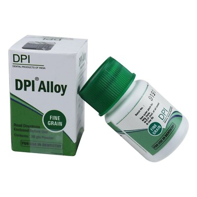 #ad DPI Silver Amalgam Fine Grain Dental Filling Alloy 30 gms Bottle Fast Ship $46.49