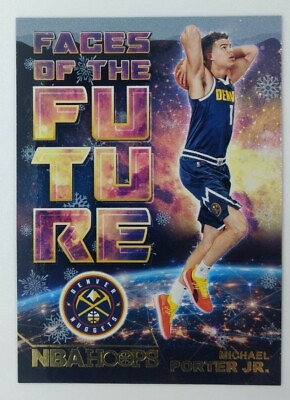 #ad 2018 Panini NBA Hoops Faces of the Future Winter Michael Porter Jr #14 Insert $1.97